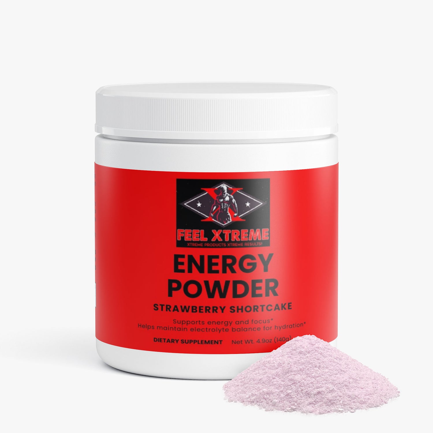 Energy Powder (Strawberry Shortcake)