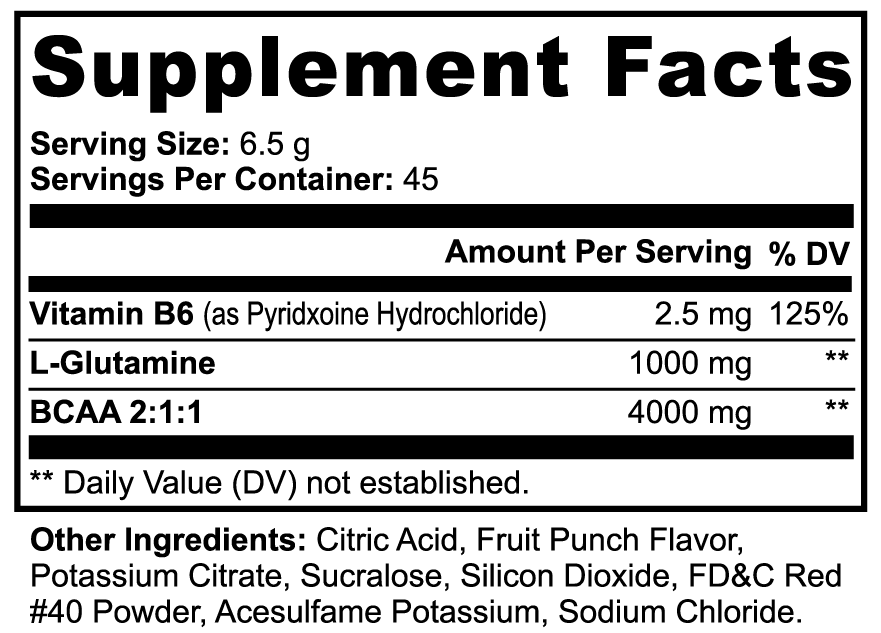 XTREME BCAA Fruit Punch