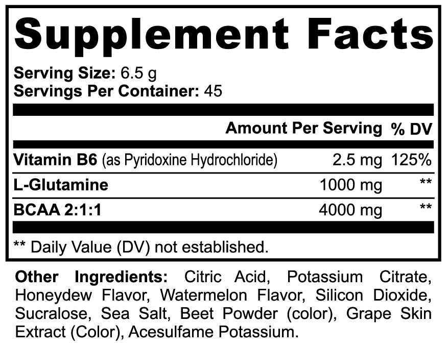 XTREME BCAA Honeydew Watermelon